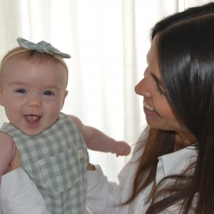 Diadema Elástica Vichy Mint