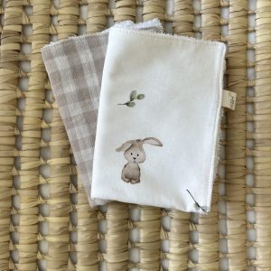 Pack Protector Babitas Bunny y Muselina Vichy Sand