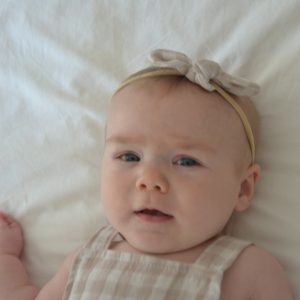 Diadema Elástica Vichy Sand